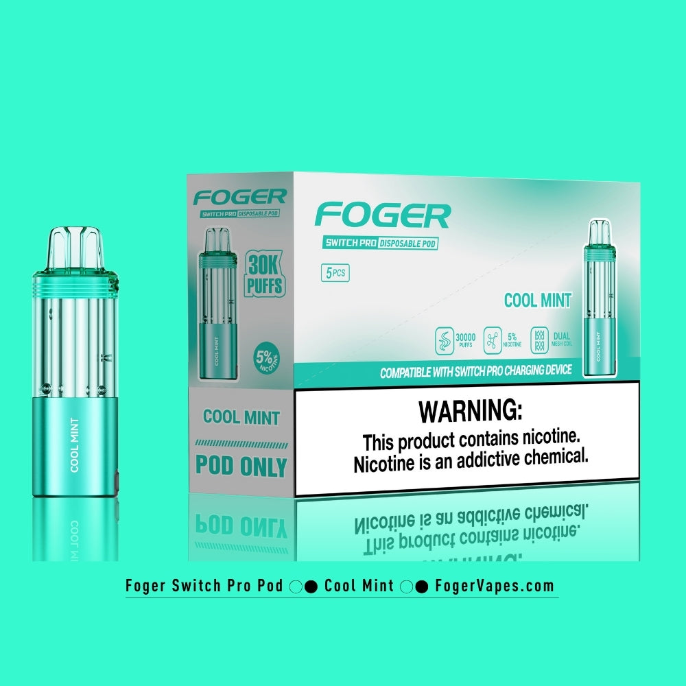 Cool Mint Foger Switch Pro Pod 30K Puffs